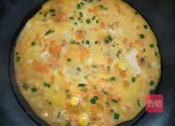 Illustration of how to make colorful egg rolls 7