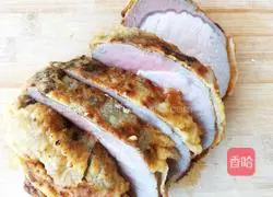 Illustration of how to make steamed crispy pork with chicken juice 9