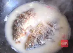 Illustration of how to make crucian carp stewed with tofu 5