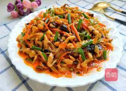 Illustration of how to make fish-flavored shredded chicken 20