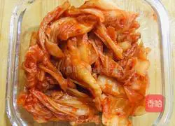 Illustration of how to make stir-fried pork belly with spicy cabbage 2