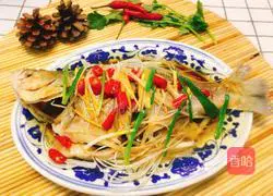 Illustration of how to make steamed seabass 9