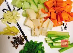 Illustration of how to make Kung Pao Chicken 1