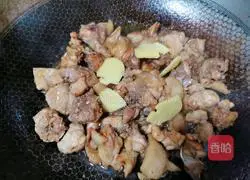 Illustration of how to make mushroom and chicken bento 10