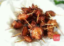 Spicy Illustration of how to make toothpick meat 9