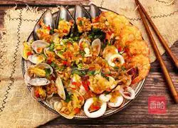 Illustration of how to steam small seafood 14