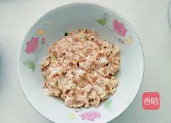 Illustration of how to make mushroom and glutinous rice pearl balls 4