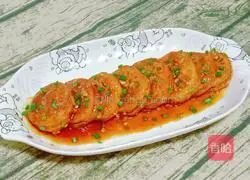 Illustration of how to make sweet and sour lotus root clips 17