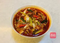 Illustration of home-style boiled beef slices 6