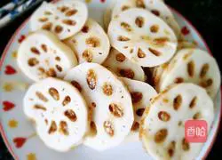 Illustration of how to make fried lotus root box 6