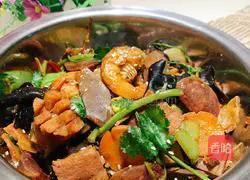 Illustration of how to make spicy hot pot 1