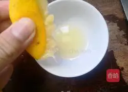 Illustration of grilled shrimps with sour lemon 7