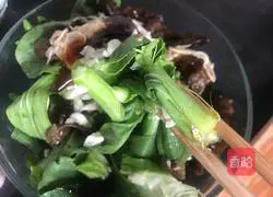 Illustration of how to make shrimps and rape sprouts 7