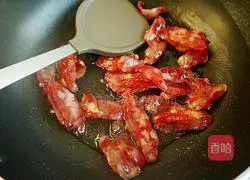 Lotus Pond Illustration of how to make stir-fried #New Year's Eve dinner 4