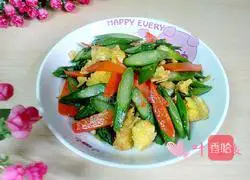 Illustration of how to make asparagus and scrambled eggs 6