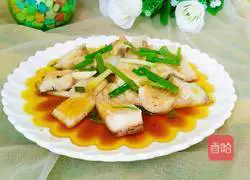 Illustration of how to make steamed grass carp 8
