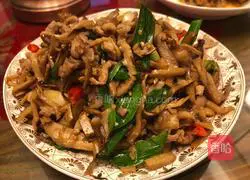 Illustration of braised smoked bamboo shoots in oil, shredded smoked bamboo shoots and dried fried meat 10