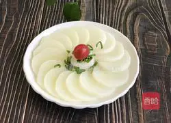 Illustration of how to make steamed radish 1