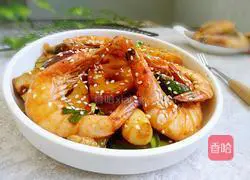 Illustration of how to make spicy hot pot shrimp 15