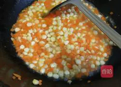 Illustration of how to make three-color grains 5