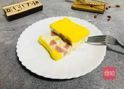 Illustration of how to make three-color steamed eggs 8