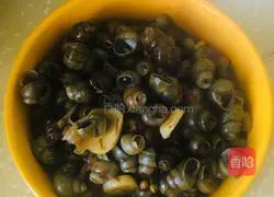 Illustration of how to make spicy snails 7