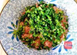 Pork and radish tassel filling Illustration of how to make cakes 12