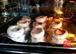 Illustration of grilled mushrooms 5