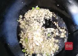 Illustration of how to make garlic vermicelli and open-back shrimp 4