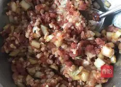 Cabage stuffed with meat Illustration of how to do it 3