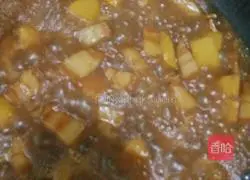 Illustration of Braised Pork and Stewed Potatoes (Lazy Version) 7