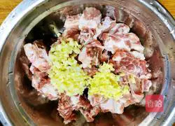 Illustration of steamed pork ribs 2