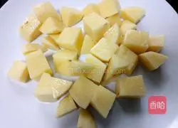 Illustration of how to make curry chicken and potatoes 2