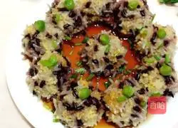 Illustration of how to make pearl meatballs 15