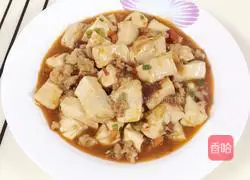 Illustration of how to cook minced meat and tofu 9