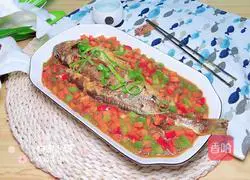 Illustration of how to cook yellow croaker with homemade sauce 16