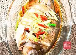 Illustration of steamed Wuchang fish 5