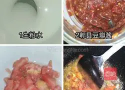 Illustration of how to make sauced meat and tomato strips 2