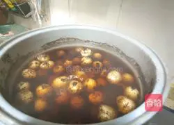 Illustration of how to make spiced quail eggs 3