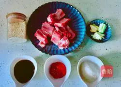 Illustration of how to make sweet and sour pork ribs 1