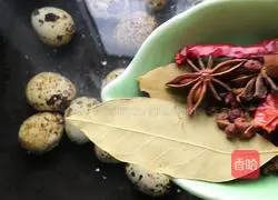Illustration of how to make spiced quail eggs 7