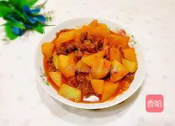 Illustration of how to cook beef tendon with potatoes 1