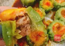 Illustration of the improved version of stuffing bitter melon 7