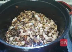 Illustration of how to make braised pork rice bento 11