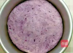 Illustration of how to make purple sweet potato cake 7