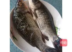 Braised crucian carp recipe 1