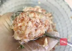 Illustration of how to make meatballs and mushrooms 8