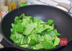 Illustration of how to stir-fry Chinese cabbage with mushrooms 5