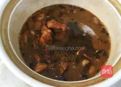 Illustration of how to make braised pork with fried tofu 7