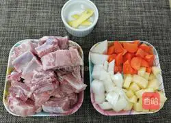 Illustration of Korean Braised Pork Ribs 1